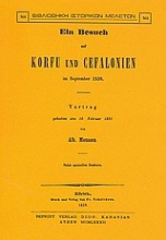 Ein Besuch auf Korfu und Cefalonien im September 1858