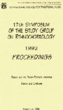 Proceedings of the 17th Symposium of the Study Group on Ethnochoreology