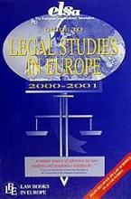 Guide to Legal Studies in Europe 2000-2001