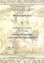 Contextualizing Late Greek Philosophy