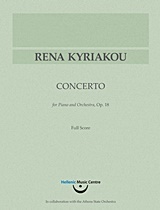 Ρένα Κυριακού, Κοντσέρτο για πιάνο και ορχήστρα έργο 18