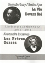Littérature Sorbonne C1  2015 -2016