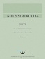 Νίκος Σκαλκώτας, Σουίτα για βιολί και μικρή ορχήστρα: Παρτιτούρα ορχήστρας