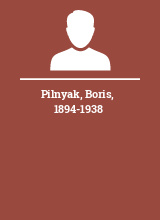 Pilnyak Boris 1894-1938