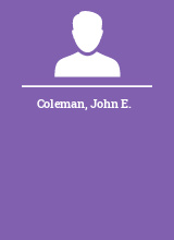 Coleman John E.