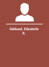 Gebhard Elizabeth R.