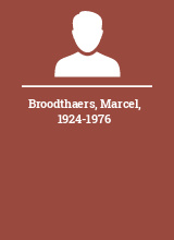 Broodthaers Marcel 1924-1976