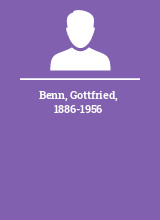 Benn Gottfried 1886-1956
