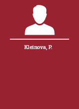 Kleinova P.