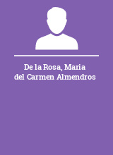 De la Rosa Maria del Carmen Almendros