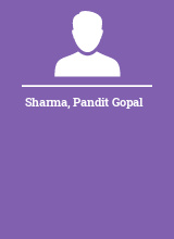 Sharma Pandit Gopal