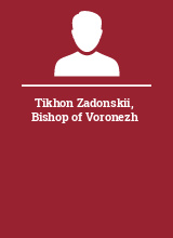 Tikhon Zadonskii Bishop of Voronezh