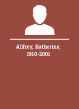 Allfrey Katherine 1910-2001