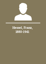 Hessel Franz 1880-1941