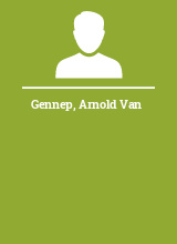 Gennep Arnold Van