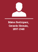 Matos Rodríguez Gerardo Hernán 1897-1948