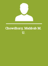 Chowdhury Mahbub M. U.