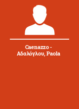 Caenazzo - Αδαλόγλου Paola