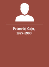 Petrović Gajo 1927-1993