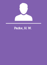 Parke H. W.