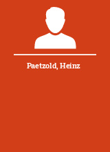 Paetzold Heinz