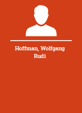 Hoffman Wolfgang Rudi