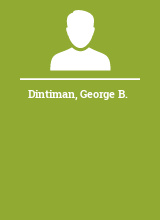 Dintiman George B.