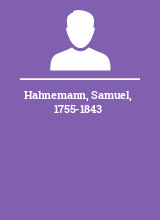 Hahnemann Samuel 1755-1843