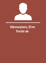 Hieronymis Elve Fortis de