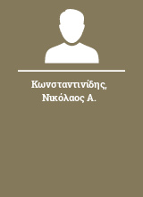 Κωνσταντινίδης Νικόλαος Α.