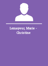 Lemayeur Marie - Christine