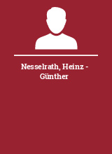 Nesselrath Heinz - Günther