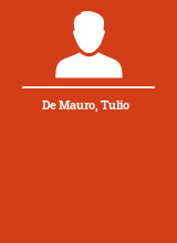 De Mauro Tulio