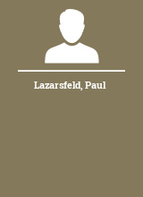 Lazarsfeld Paul