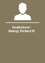 Goudenhove - Kalergi Richard N.