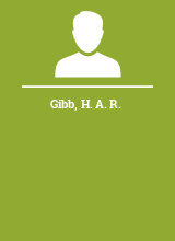 Gibb H. A. R.