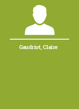 Gaudriot Claire