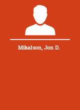 Mikalson Jon D.