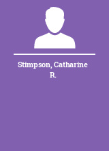 Stimpson Catharine R.