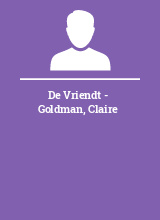 De Vriendt - Goldman Claire