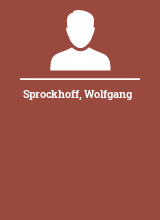 Sprockhoff Wolfgang