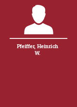 Pfeiffer Heinrich W.