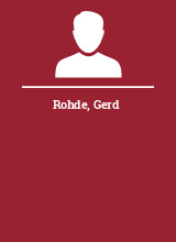 Rohde Gerd