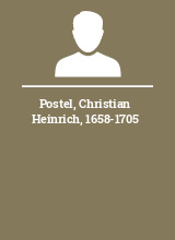 Postel Christian Heinrich 1658-1705